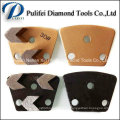 Herramientas de diamante para pisos de concreto HTC Grinding Pad y Trapezoid Grinding Disc